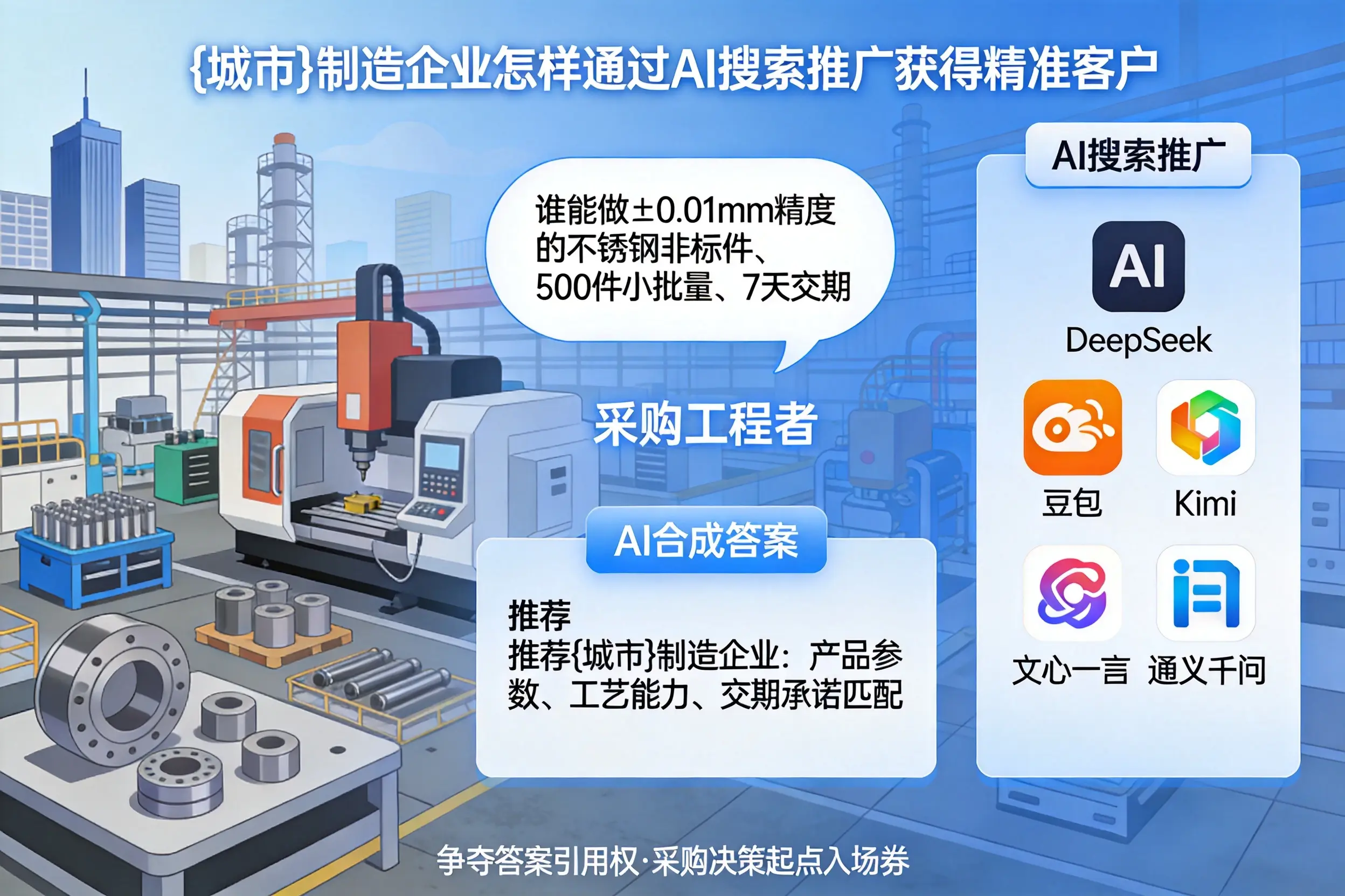 岳阳制造企业怎样通过AI搜索推广获得精准客户