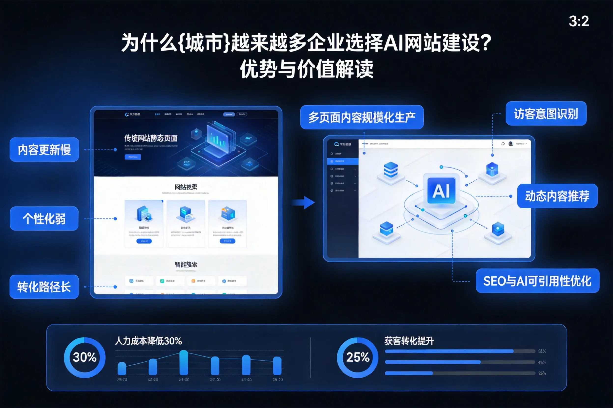 为什么岳阳越来越多企业选择AI网站建设？优势与价值解读