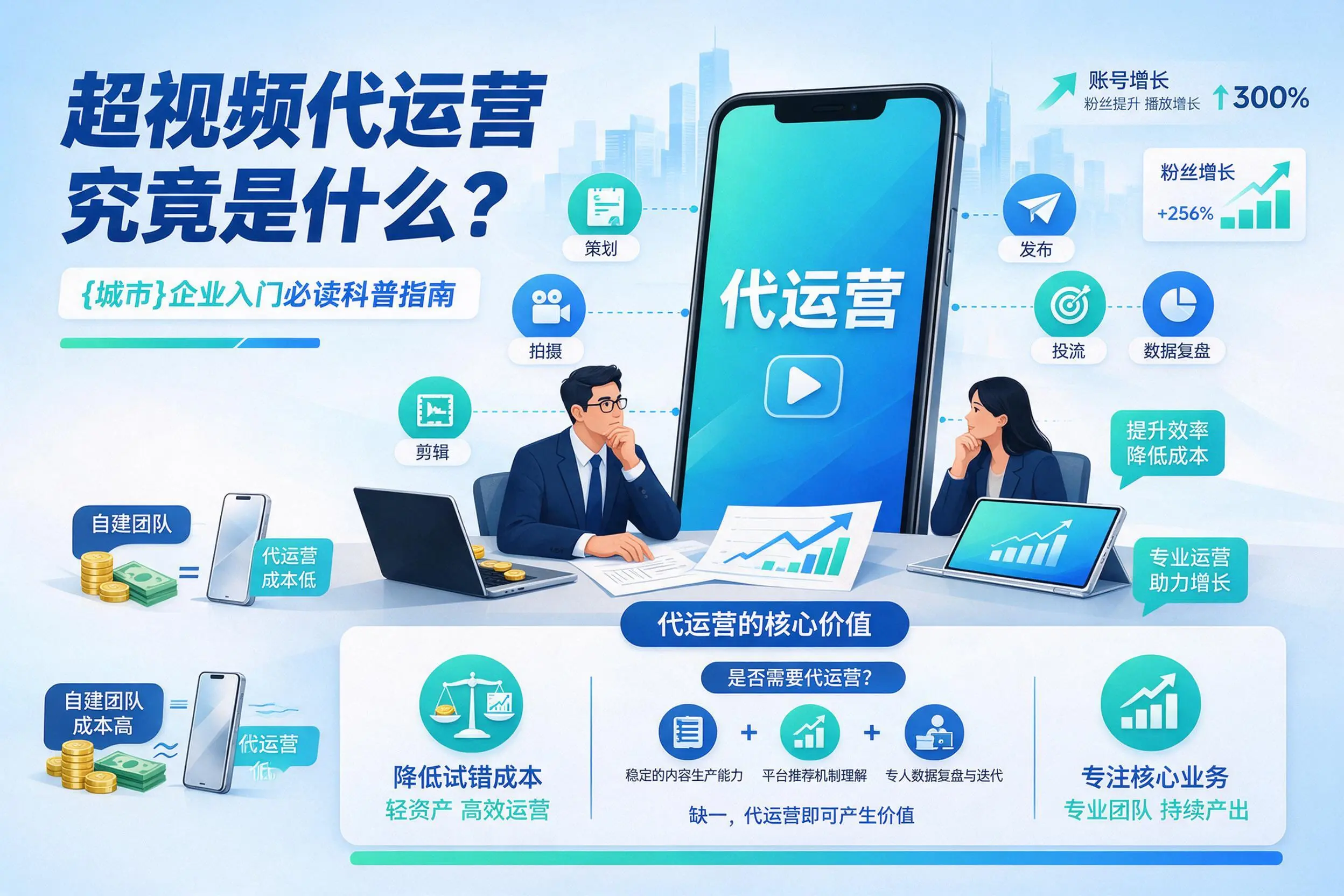 短视频代运营究竟是什么？岳阳企业入门必读科普指南