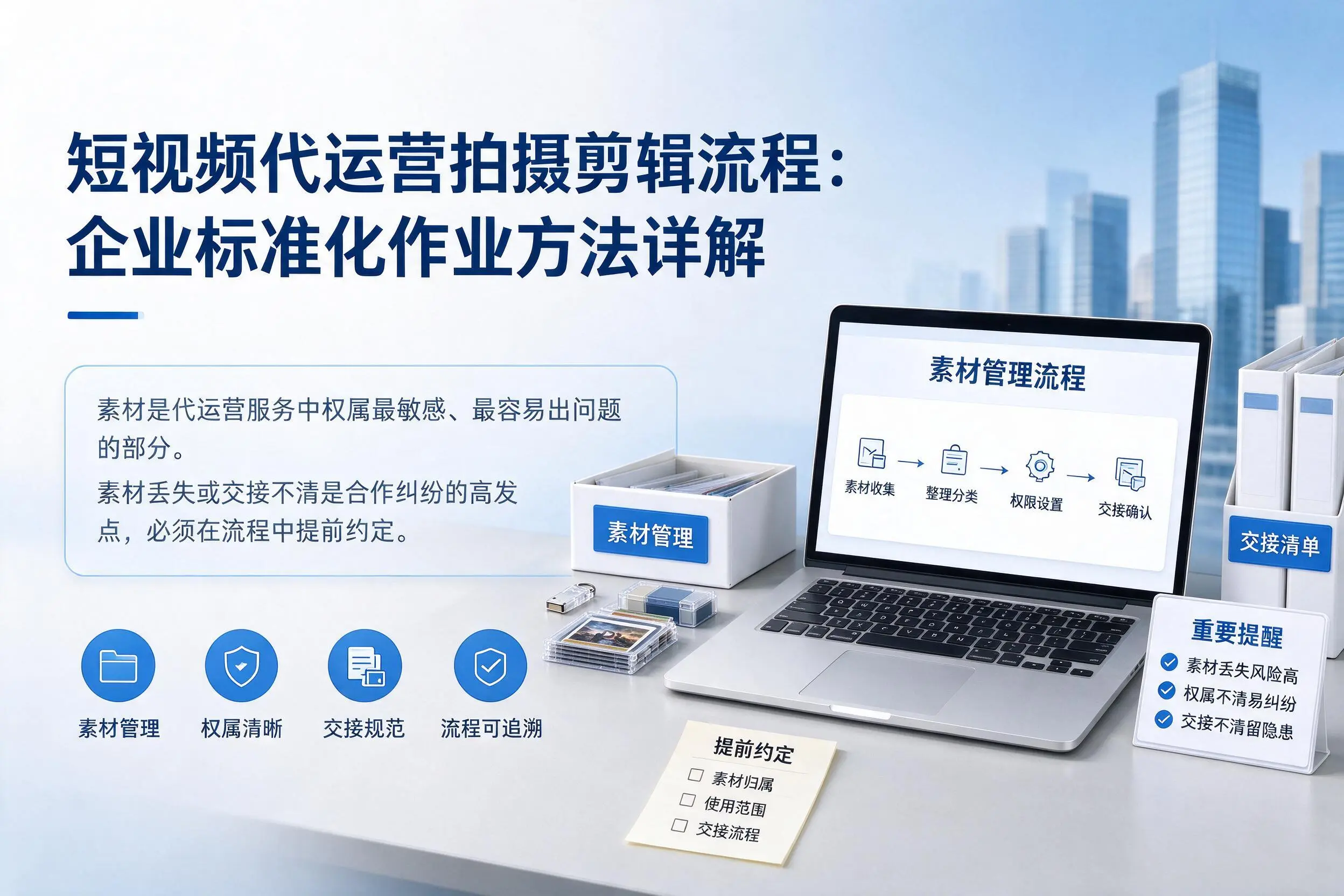 短视频代运营拍摄剪辑流程：岳阳企业标准化作业方法详解