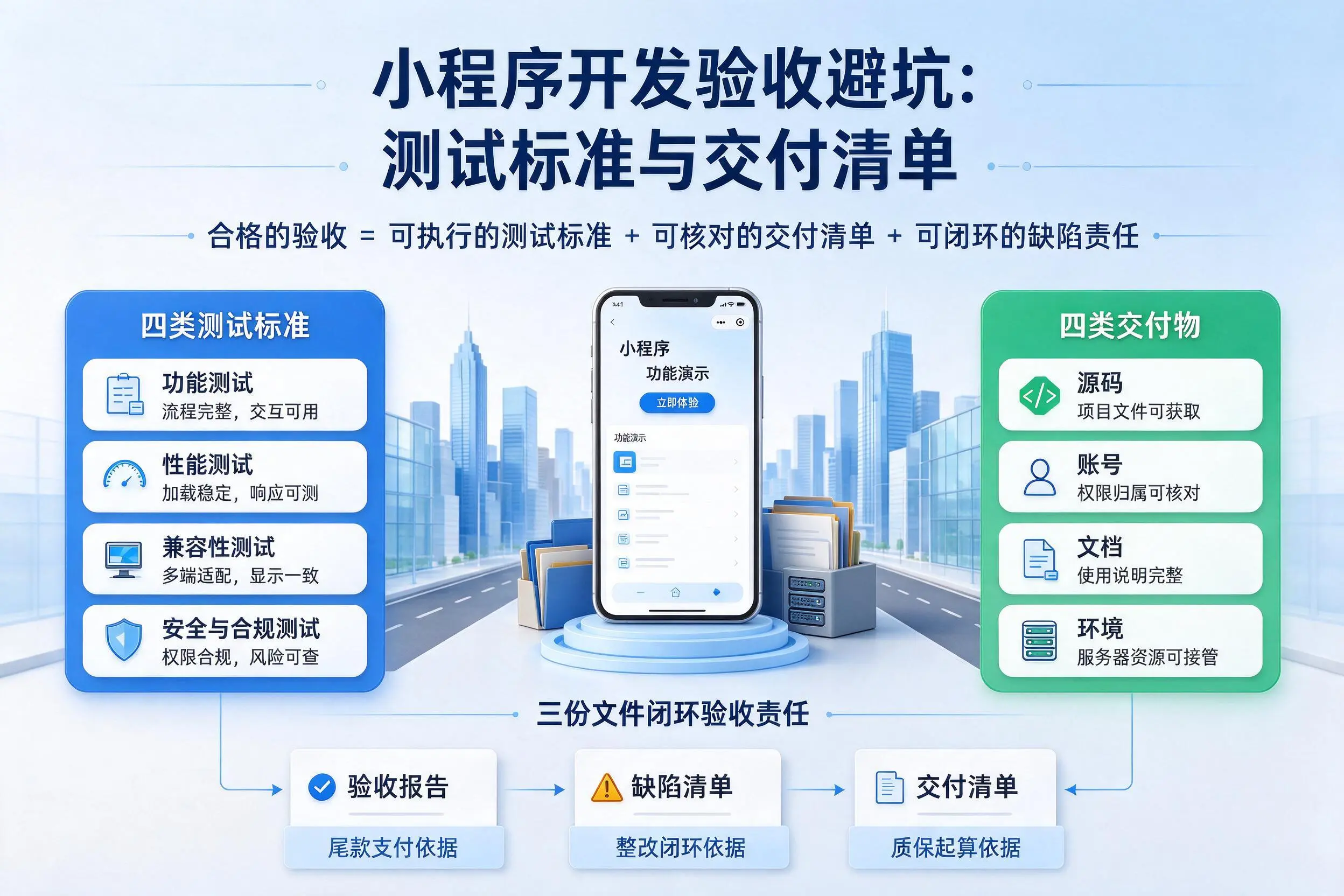 岳阳小程序开发验收避坑：测试标准与交付清单