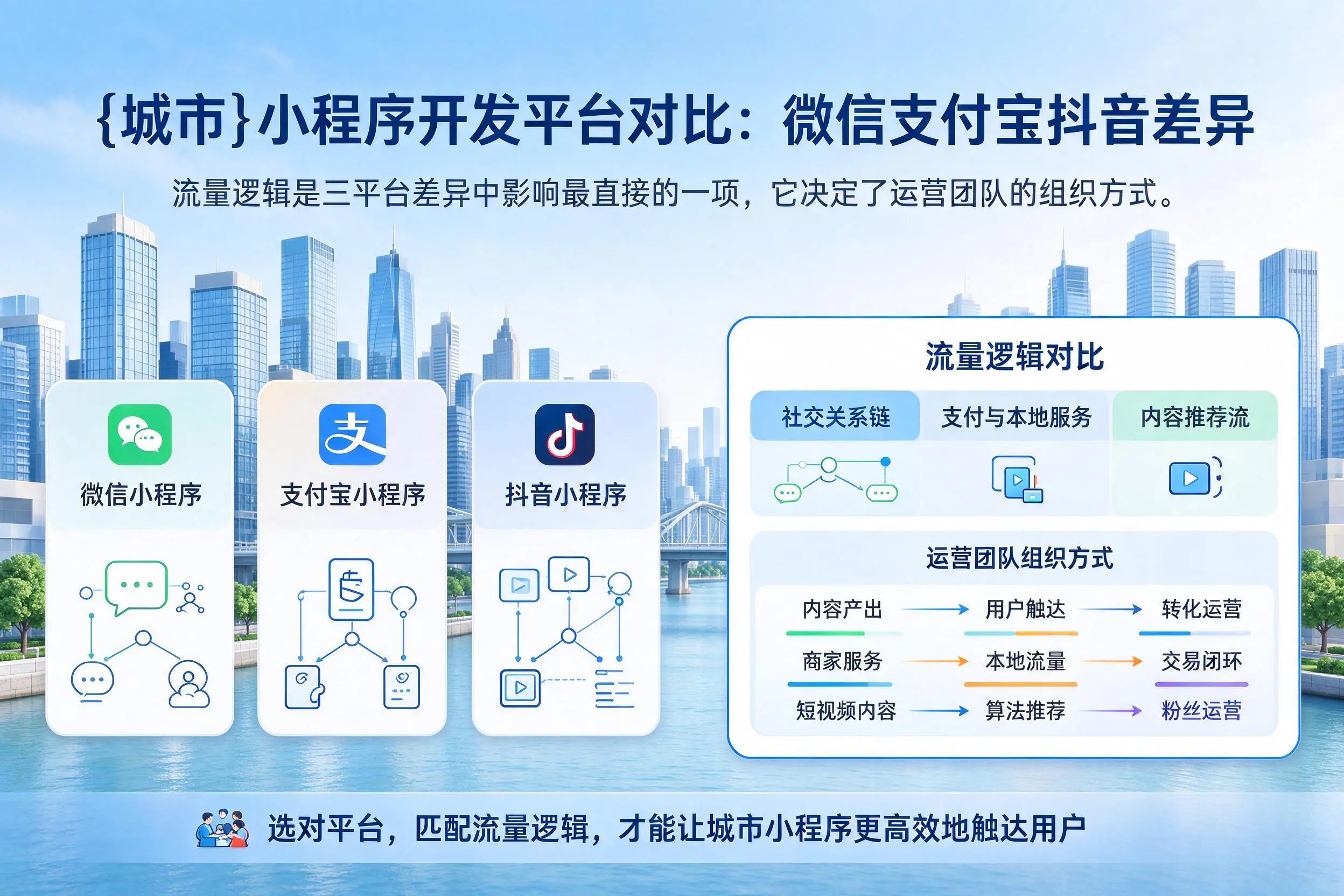 岳阳小程序开发平台对比：微信支付宝抖音差异