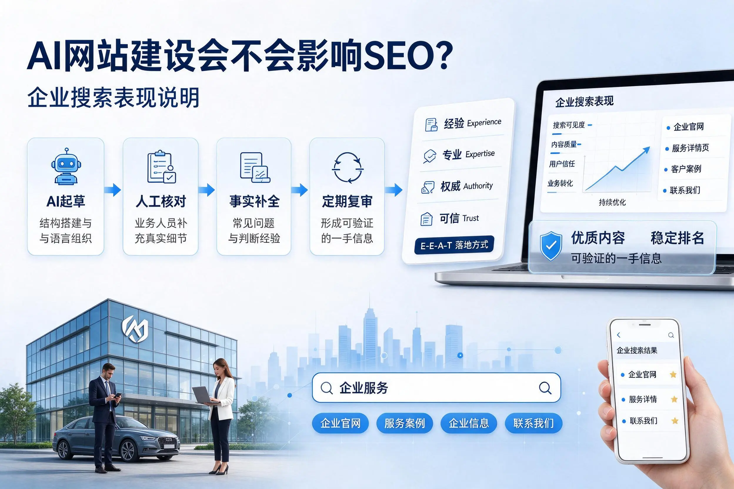 AI网站建设会不会影响SEO?岳阳企业搜索表现说明