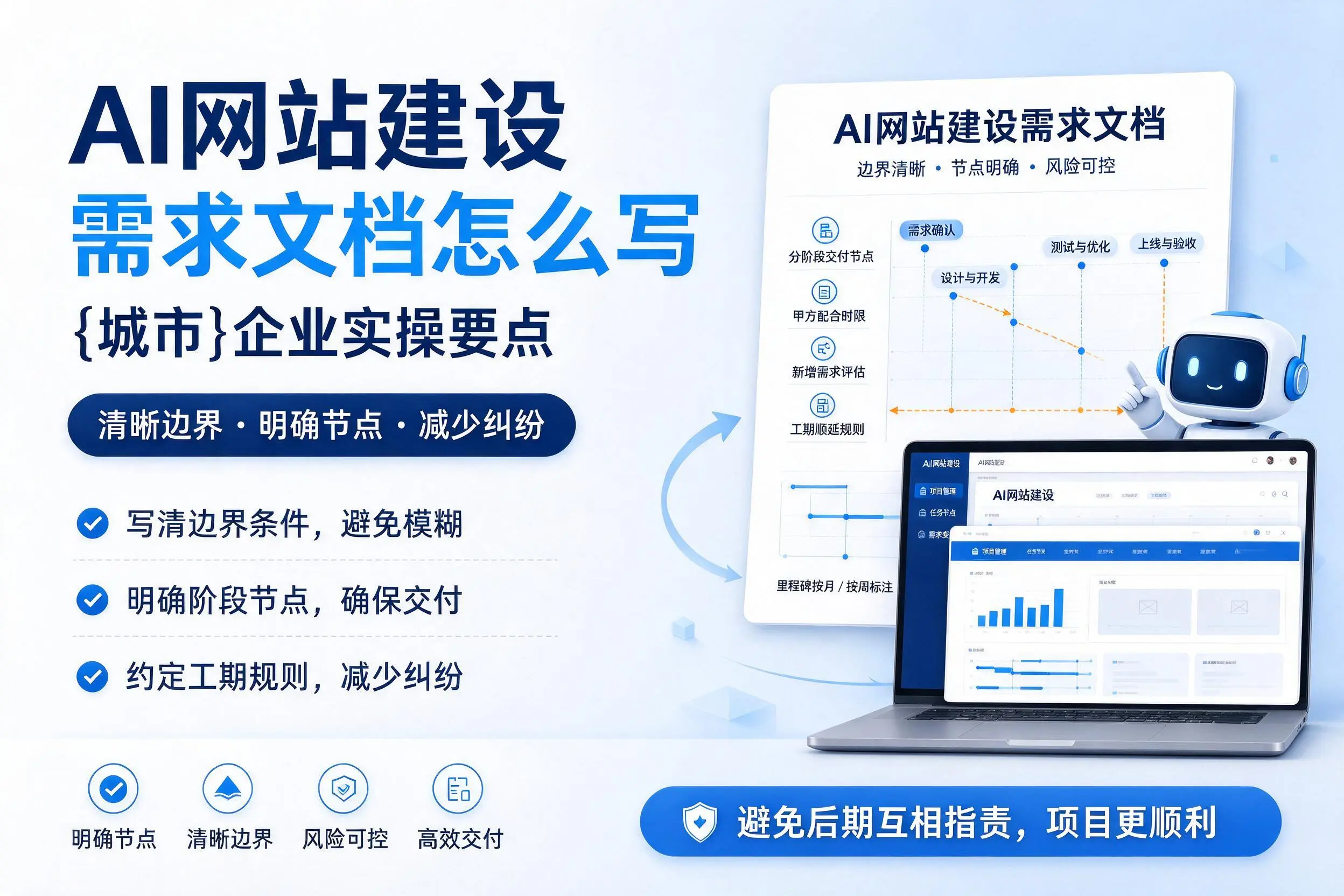AI网站建设需求文档怎么写,岳阳企业实操要点